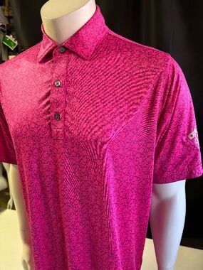 Awesome mens medium Footjoy golf polo from The Dinosaur Course at Gold Canyon AZ